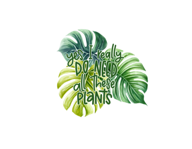 Plants vinyl sticker